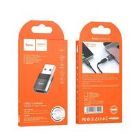 usb type c otg - Hoco UA17 USB-A to Type-C juodas - 2 nuotrauka