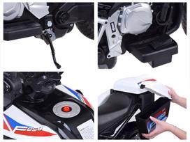 elektromobiliai vaikams bmw - Jokomisiada elektrinis motociklas BMW F850 GS, juodas (Black) - 11 nuotrauka