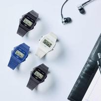 laikrodis casio vyriskas - CASIO F-91WB-1ADF Vyriškas laikrodis - 4 nuotrauka