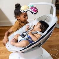 4moms supynes mamaroo - 4MOMS MAMAROO 5 Elektroninės sūpynės, Classic Grey - 10 nuotrauka