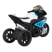 vaikiskas motociklas - Vaikiškas elektrinis motociklas BMW HP4, mėlynas - 6 nuotrauka