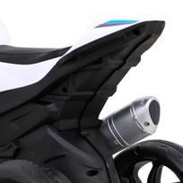 vaikiskas motociklas - Vaikiškas elektrinis motociklas BMW HP4, mėlynas - 10 nuotrauka