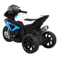 vaikiskas motociklas - Vaikiškas elektrinis motociklas BMW HP4, mėlynas - 11 nuotrauka