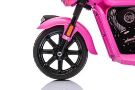 vaikiskas elektrinis paspirtukas - Elektrinis motociklas Chopper INDIAN, Pink - 4 nuotrauka
