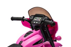 vaikiskas elektrinis paspirtukas - Elektrinis motociklas Chopper INDIAN, Pink - 8 nuotrauka