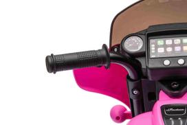 vaikiskas elektrinis paspirtukas - Elektrinis motociklas Chopper INDIAN, Pink - 9 nuotrauka