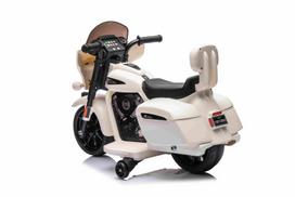 vaikiskas motociklas - Elektrinis motociklas Chopper INDIAN, White - 2 nuotrauka
