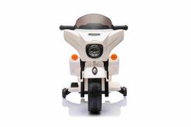 vaikiskas motociklas - Elektrinis motociklas Chopper INDIAN, White - 4 nuotrauka
