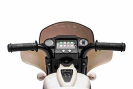 vaikiskas motociklas - Elektrinis motociklas Chopper INDIAN, White - 12 nuotrauka