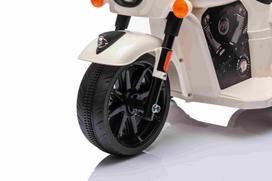 vaikiskas motociklas - Elektrinis motociklas Chopper INDIAN, White - 16 nuotrauka