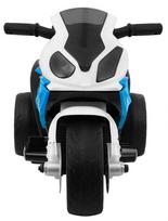 elektromobiliai vaikams bmw - Vaikiškas elektrinis motociklas Ramiz BMW S1000 RR Mini, mėlyna/balta/juoda - 4 nuotrauka