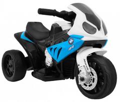 elektromobiliai vaikams bmw - Vaikiškas elektrinis motociklas Ramiz BMW S1000 RR Mini, mėlyna/balta/juoda - 5 nuotrauka