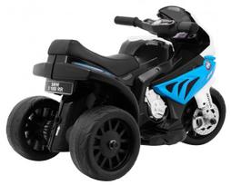 elektromobiliai vaikams bmw - Vaikiškas elektrinis motociklas Ramiz BMW S1000 RR Mini, mėlyna/balta/juoda - 6 nuotrauka