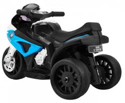 elektromobiliai vaikams bmw - Vaikiškas elektrinis motociklas Ramiz BMW S1000 RR Mini, mėlyna/balta/juoda - 7 nuotrauka