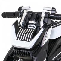 triratis elektrinis vaikams - Vaikiškas elektrinis motociklas Ramiz Future, balta/juoda - 5 nuotrauka