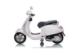 vespa vaikiska - Ramiz vaikiškas elektrinis motoroleris Vespa ROMA, baltas (White) - 2 nuotrauka