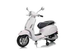 vespa vaikiska - Ramiz vaikiškas elektrinis motoroleris Vespa ROMA, baltas (White) - 3 nuotrauka