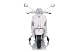 vespa vaikiska - Ramiz vaikiškas elektrinis motoroleris Vespa ROMA, baltas (White) - 4 nuotrauka