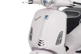 vespa vaikiska - Ramiz vaikiškas elektrinis motoroleris Vespa ROMA, baltas (White) - 27 nuotrauka