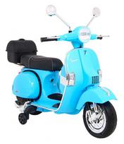 vespa vaikiska - Vaikiškas elektrinis motoroleris Ramiz Vespa, juoda/žydra - 6 nuotrauka
