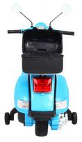 vespa vaikiska - Vaikiškas elektrinis motoroleris Ramiz Vespa, juoda/žydra - 8 nuotrauka