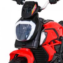 vaikiskas motociklas - Elektrinis vaikiškas motociklas Ramiz Fast Tourist, raudonas - 5 nuotrauka
