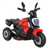 vaikiskas motociklas - Elektrinis vaikiškas motociklas Ramiz Fast Tourist, raudonas - 6 nuotrauka