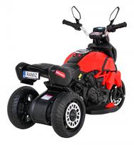vaikiskas motociklas - Elektrinis vaikiškas motociklas Ramiz Fast Tourist, raudonas - 7 nuotrauka