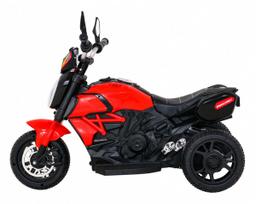 vaikiskas motociklas - Elektrinis vaikiškas motociklas Ramiz Fast Tourist, raudonas - 11 nuotrauka