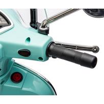 elektromobiliai vaikams super - Milly Mally Vaikiškas elektrinis motoroleris Vespa GTS Super, mėtinė (Mint) - 7 nuotrauka