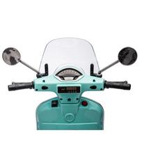 elektromobiliai vaikams super - Milly Mally Vaikiškas elektrinis motoroleris Vespa GTS Super, mėtinė (Mint) - 8 nuotrauka
