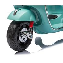 elektromobiliai vaikams super - Milly Mally Vaikiškas elektrinis motoroleris Vespa GTS Super, mėtinė (Mint) - 12 nuotrauka