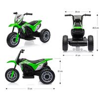 vaikiskas motociklas honda - Elektrinis motociklas HONDA CRF 450R, Green - 2 nuotrauka