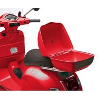 elektromobiliai vaikams super - Vaikiškas elektrinis motociklas Milly Mally Vespa GTS Super, Raudona - 5 nuotrauka