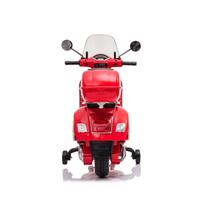 elektromobiliai vaikams super - Vaikiškas elektrinis motociklas Milly Mally Vespa GTS Super, Raudona - 9 nuotrauka