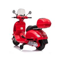 elektromobiliai vaikams super - Vaikiškas elektrinis motociklas Milly Mally Vespa GTS Super, Raudona - 10 nuotrauka
