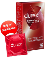 prezervatyvai durex natural - Durex prezervatyvai Ultra Thin, 10 vnt. - 5 nuotrauka