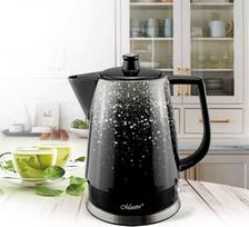 keraminis elektrinis virdulys - Maestro MR-074-SILV Juoda/Sidabrinė (Black/Silver) - 2 nuotrauka