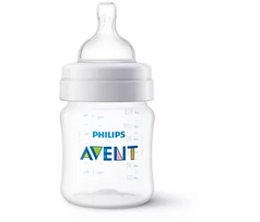 philips avent buteliukas 125 ml - Philips Avent Anti-Colic buteliukas SCY100/01, 125 ml, 0 mėn., skaidri/balta - 2 nuotrauka