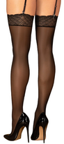 moto apranga - Obsessive obs Stockings M/L Plius dydžio seksuali apranga - 3 nuotrauka
