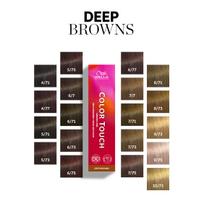 wella color touch 6 0 - Wella Professionals Color Touch profesionalūs plaukų dažai 60 ml. -  6/7 - Dark Blond/Brown - 3 nuotrauka