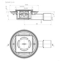 senukai duso kabinos - Hl Hutterer Lechner Trapas HL90PR sausu sifon Dn40/50 hor. h=69-127mm - 2 nuotrauka