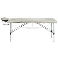 masazo stalai - Sulankstomas masažo stalas BEAUTY SYSTEM ALU 2 GREY - 6 nuotrauka