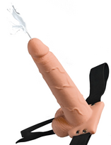 dildo strapon - Fetish Fantasy 7,5 colio Strap-On Dildo su Tuščia Ertme Kūno spalva (Flesh) - 4 nuotrauka
