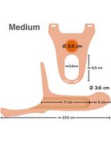 strapon penis - You2Toys Silikono dirželis +5cm vidutinis Strap-On - 4 nuotrauka