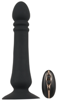 akumuliatorinis vibratorius - Black Velvets Analinis vibratorius Juodas (Black) - 5 nuotrauka