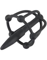 narvai - You2Toys Varpos kaištis su galvutės narvu, Juodas (Black) - 5 nuotrauka