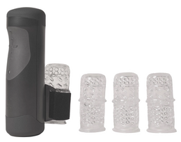 masturbatoriai vyram - Masturbatorius The Handy 1.1 Juodas (Black) - 2 nuotrauka