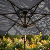 lauko pavesine - Sodo skėtis Fancy Garden Cynia, 300 cm, tamsiai pilkas (Dark Grey) - 5 nuotrauka