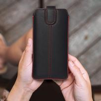 pocket 5 - Dėklas Forcell Ultra Slim M4 iPhone 5/5S/5SE/5C juodas - 5 nuotrauka